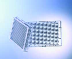 Microplatten 384 Well Polystyrol transparent mit festem Boden Greiner Bio-One